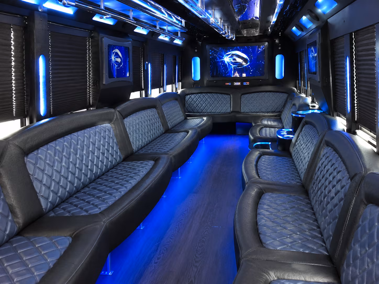 across arcadia california party bus rental