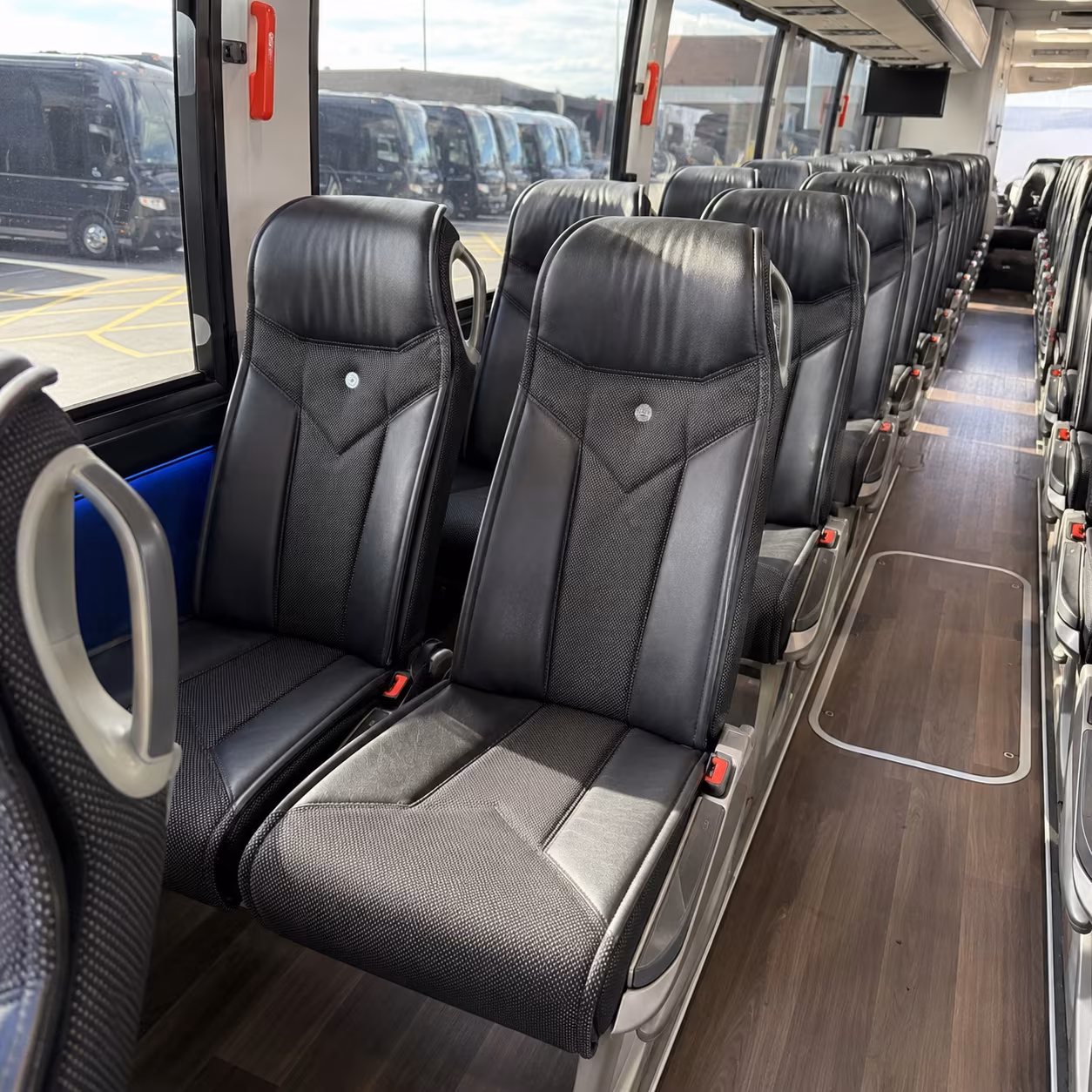 arcadia charter bus inside