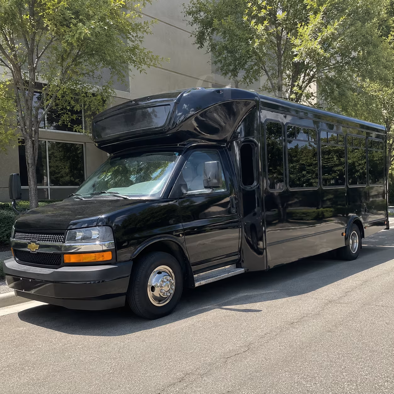 arcadia corporate party bus rental