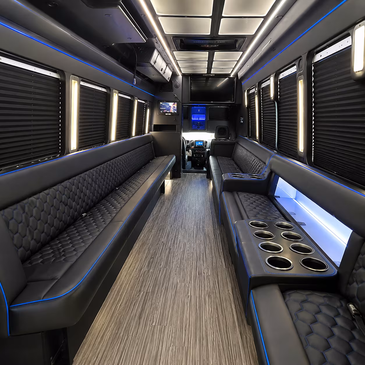 arcadia holiday party bus rental