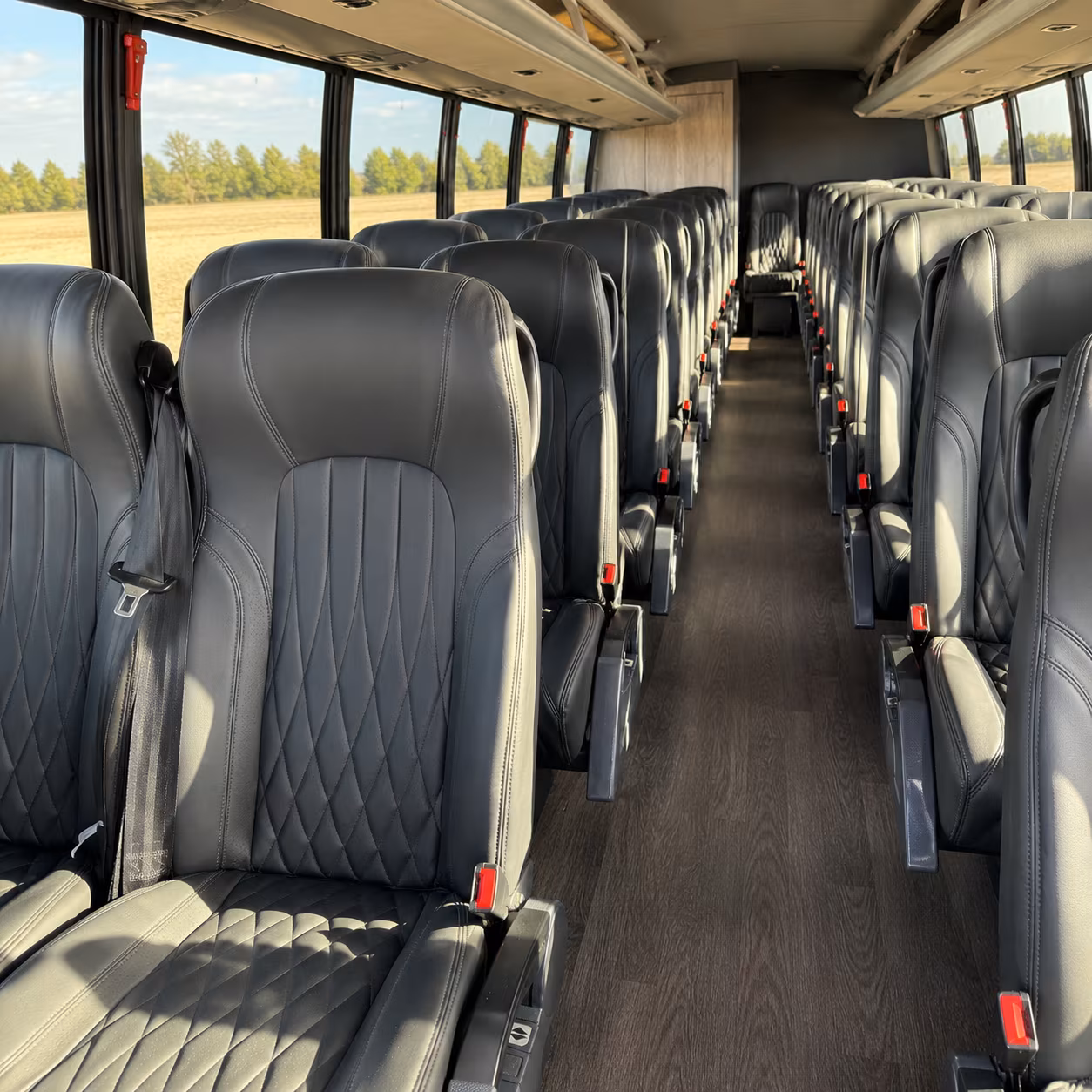arcadia private event transportation onboard seating