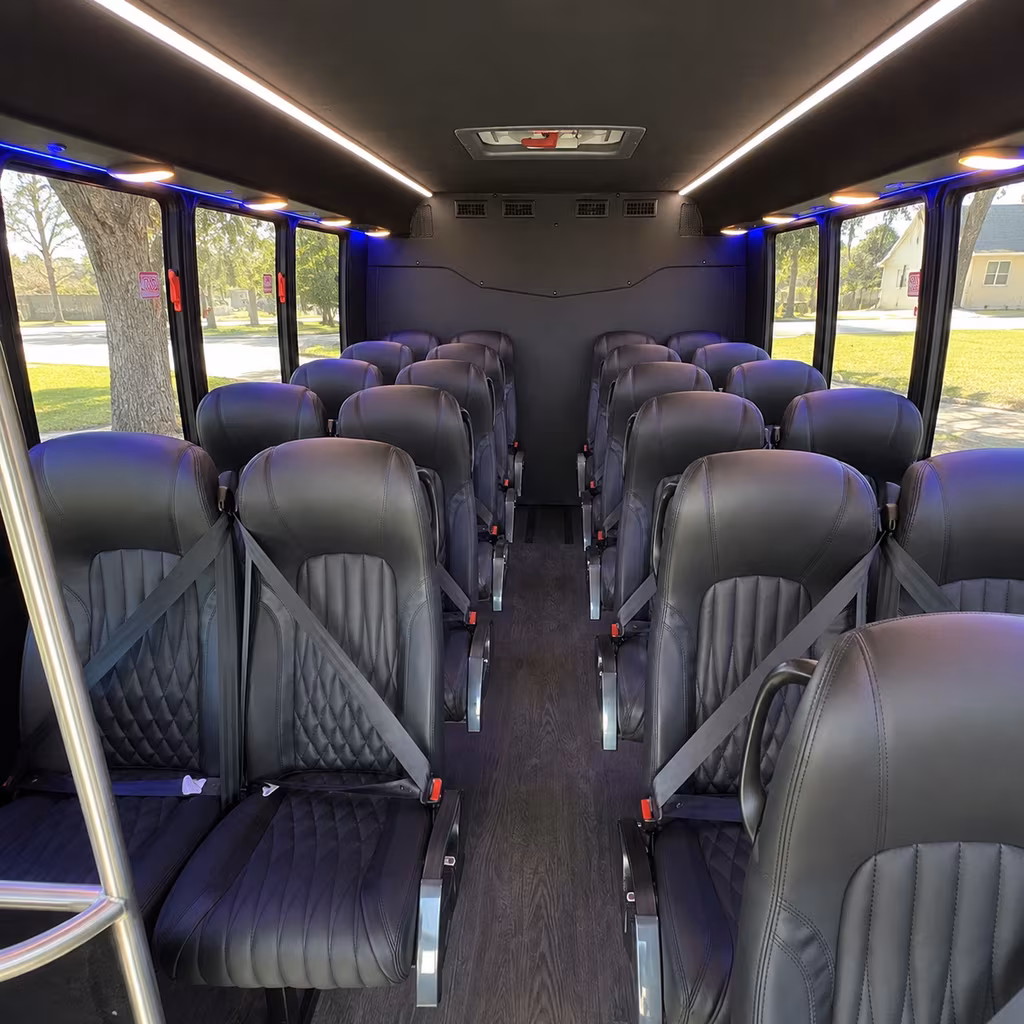 arcadia school event transportation onboard seating