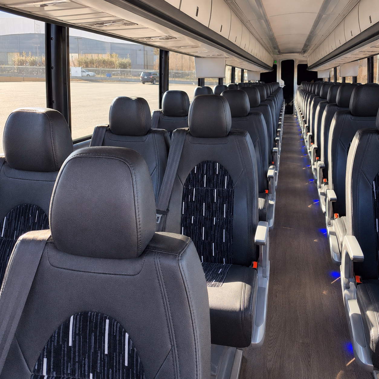 from the bridal party pickup to the last hotel return one bus handles it all