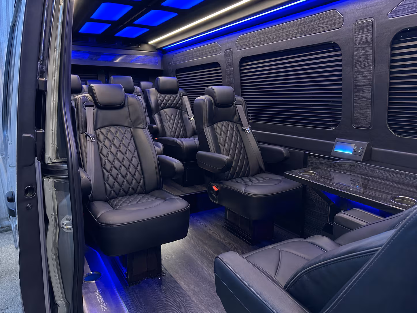 sprinter van transportation for groups and events across arcadia