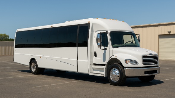 Exterior of Charter Bus Company Arcadia's 15 Passenger Minibus in Arcadia