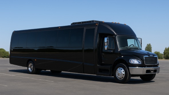 Exterior of Charter Bus Company Arcadia's 20 Passenger Mini bus in Arcadia