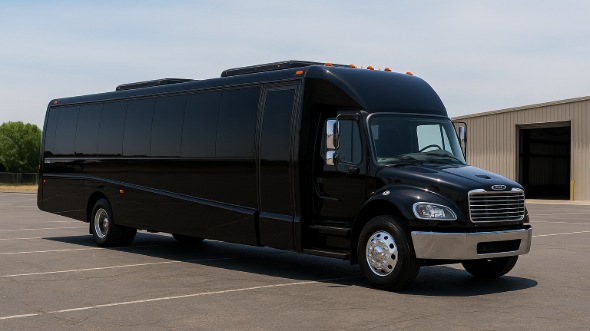 Exterior of Charter Bus Company Arcadia's 35 Passenger Minibus in Arcadia