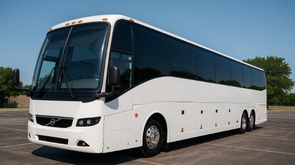 Exterior of Charter Bus Company Arcadia's 50 Passenger Charter Bus in Arcadia