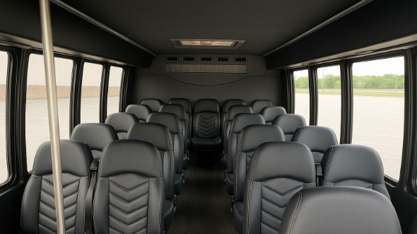 arcadia 15 passenger minibus interior