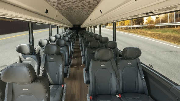 arcadia 25 passenger minibus inside