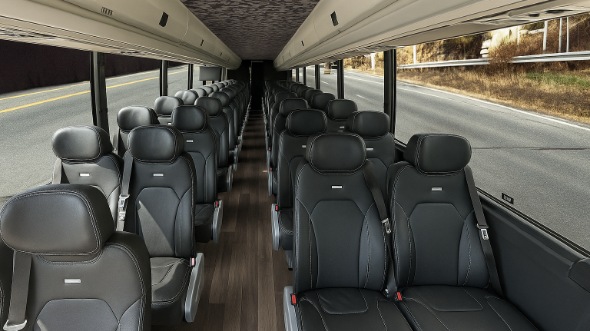 arcadia 28 passenger minibus inside