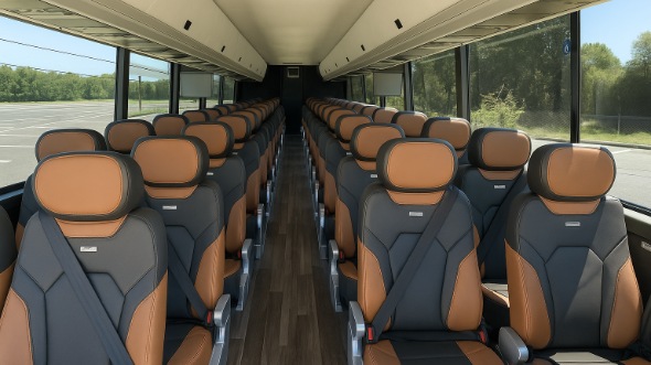 arcadia 54 passenger charter bus rental