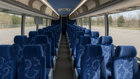 arcadia 55 passenger charter bus interior