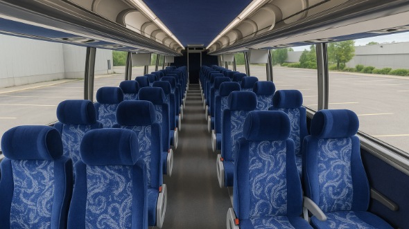 arcadia 56 passenger charter bus interior